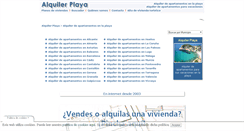 Desktop Screenshot of alquilerplaya.com